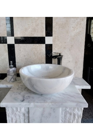 Muğla Çanak Mermer Lavabo
