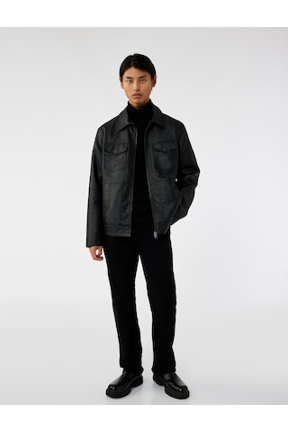 Koton Normal Bel Straight Fit Jean Pantolon - Mark Jean Siyah 6wam40024nd Siyah