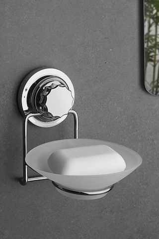 Vakumlu Plastik Sabunluk Krom Royaleks-vk-713 Çok Renkli