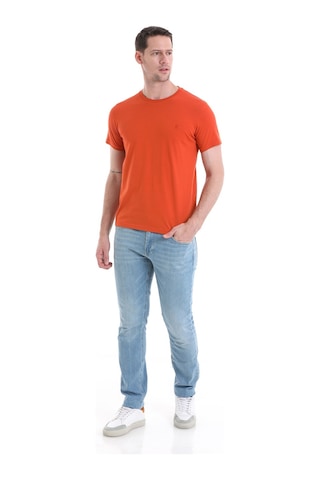 Hatemoğlu 35353022C003 019 Regular Fit Pamuklu Bisiklet Yaka Düz Erkek Tişört Kiremit