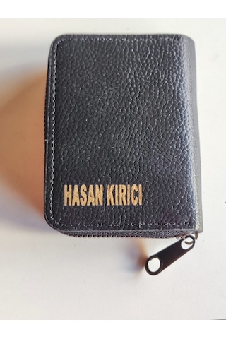 Mrchediyesepeti Cüzdan Pu Deri Çok Şık Ve Kullanışlı Hediye Kişiye Özel İsim Siyah