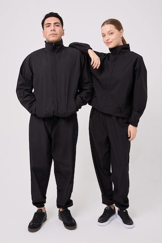 Hnc Sport Unisex Nefes Alan Termal Sauna Eşofman-terleme Eşofmanı Siyah