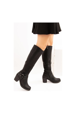 Fox Shoes Siyah Kadın Çizme E674250009