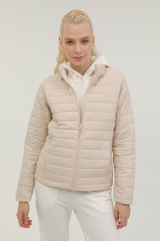 Kinetix W-SN659 BASIC PADDED COAT Ekru Kadın Mont