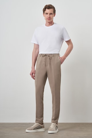 Morven Erkek Bej Trend Slim Fit İpli Jogger Pantolon 25ms003037653 Bej