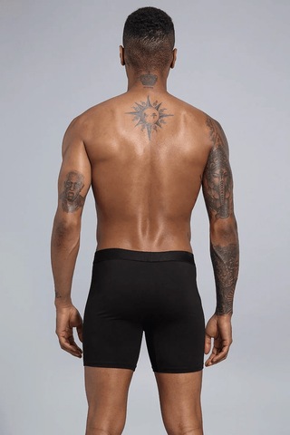 Erkek Uzun Paça Likralı 3'lü Boxer Premium Paket 001