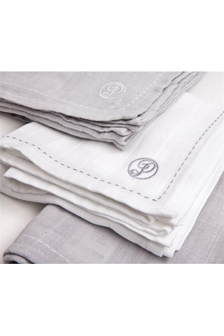 Poetree Kids Grey Müslin Bez 3'lü Set Genel