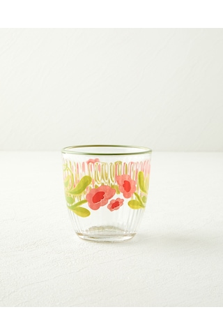 English Home Bright Petals Cam 3'lü Bardak 290 Ml Renkli