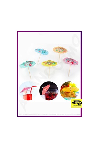 Asiancosmo Bambu Şişler, Kanepeler Ve Kokteyller İçin Şemsiye Şeklindeki 393917734
