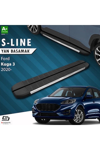 S-dizayn Ford Kuga 3 S-line Krom Yan Basamak 183 Cm 2020 Üzeri A+ Kalite