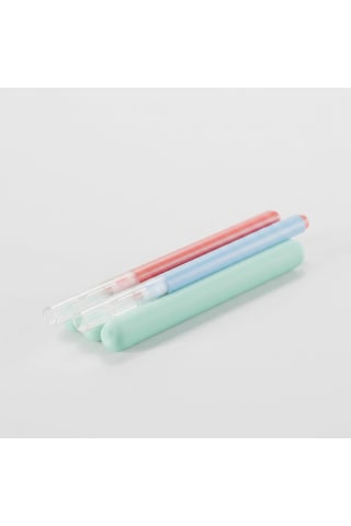 Ripple Pen Rest Dalgalı Masaüstü Kalem Standı Buzul Yeşili