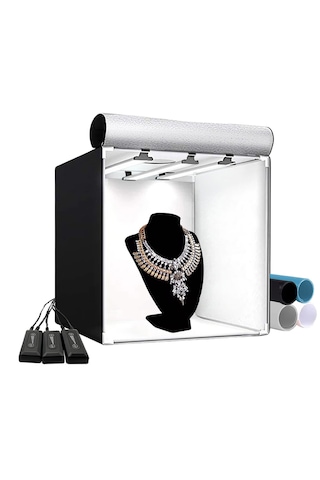 Gdx Pro Iı 3 Led Işıklı Ürün Çekim Çadırı 60x60 Cm