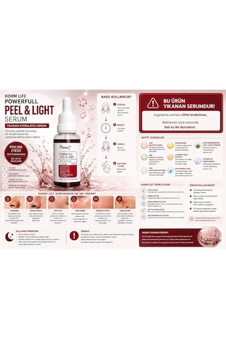 Homm Life Powerfull Leke Açıcı Aydınlatıcı Serum