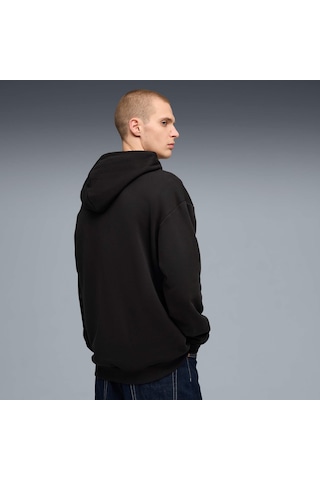 Puma Bmw M Motorsport Lıfestyle Erkek Geniş Kesim Kapüşonlu Sweatshırt 634804 01 Siyah
