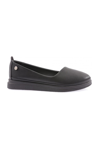 Dgn 2084-23y Kadin Dekolteli Loafer Ayakkabi 2084-1986-R1534 Siyah