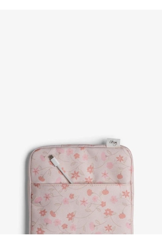 Citron Fermuarlı Ve Cepli Koruyucu Tablet Kılıfı - Flowers 1060520
