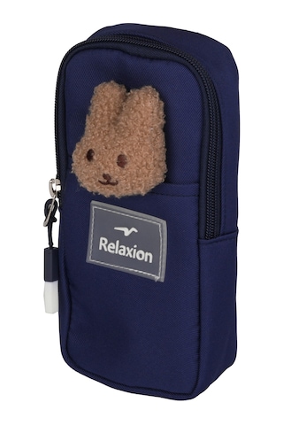 Relaxi̇on Relaxion Yeni Sezon Kalemlikli Krem Lacivert Bordo İthal Premium Okul Sırt Çanta 1511 Lacivert