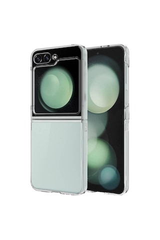 Galaxy Z Flip 5 Uyumlu Zore Droga Kılıf-renksiz Renksiz