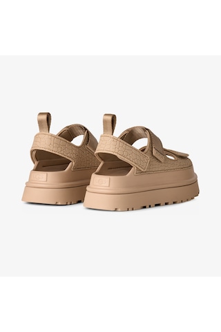 Ugg Goldenglow Embossed Kadın Krem Sandalet 1175311 Bej