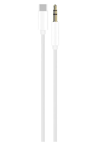 Apple Uyumlu iPhone 16 Pro Max İle Type C To 3.5 Mm Aux Kablosu 1m Ac06 Tak Çalıştır
