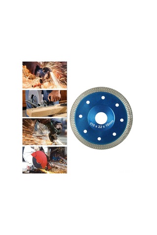 Springsun 105mm Elmas Kesme Diski - Seramik Ve Porselen İçin Kuru Kesim - 3000-11000 Rpm