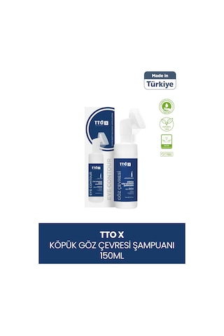 Tto-x Göz Çevresi Köpük Şampuanı Yoğun Nem Ve Göz Çevresi Bakımı