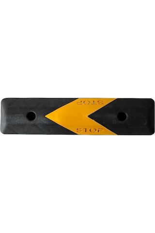 2'li Set Plastik Oto Park Araç Stoperi 60 Cm Siyah-sarı Kompakt Model-689