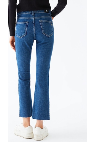 Ltb Lynda X Yüksek Bel Geniş Paça Cropped Flare Kadın Jean Pantolon 010095156215463 - 53009 001