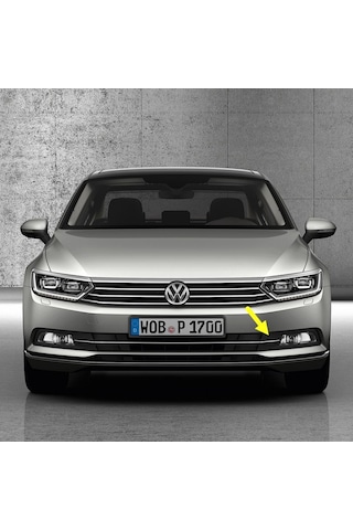 VW Passat B8 15-19 Ön Tampon Sol Sis Farı Çerçeve Krom 3G0854661A