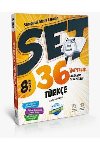 Ünlüler Karması 8.sınıf Türkçe 36 Haftalık Kazanım Denemeleri Ünlüler Karması 8.sınıf Türkçe 36 Haftalık Kazanım Denemeleri