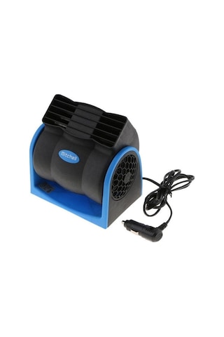 Xindoker Oto İçin Yapay Zeka Kontrollü Hava Soğutucu - Sessiz Çalışma, Hız Ayarlı, 12v Turbofan Mavi, İngilizce Arayüz