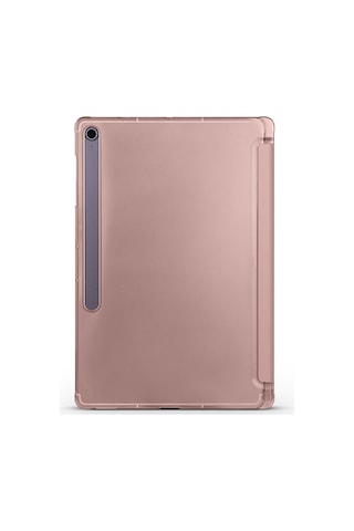 Kilifone - Galaxy Tab S10 Fe Plus Uyumlu - Tablet Kılıfı Smart Cover Standlı 1-1 Kılıf - Lila - T37677 Kılıf