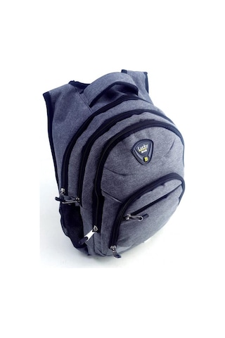 Lucky Bag Gri Genç Lise Ortaokul İlkokul Okul Çantası Günlük Çanta Gri