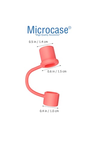 Microcase Yeti Ve Stanley Termoslar İçin Esnek Silikon Pipet Ucu Koruma Kılıfı 8mm-al4950 Pembe