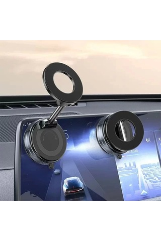 Lopard K007 Pro 360 Dönebilen Vakumlu Manyetik Katlanır Magsafe Araç Ev Ofis Pürüzsüz Zeminler Tutuc