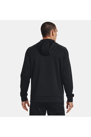 Under Armour Ua Armour Fleece Erkek Fermuarlı Sweatshirt Siyah