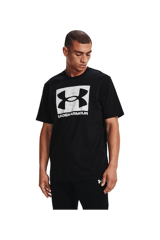 Under Armour Erkek UA ABC Camo Boxed Logo Kısa Kollu 1361673-001 Siyah