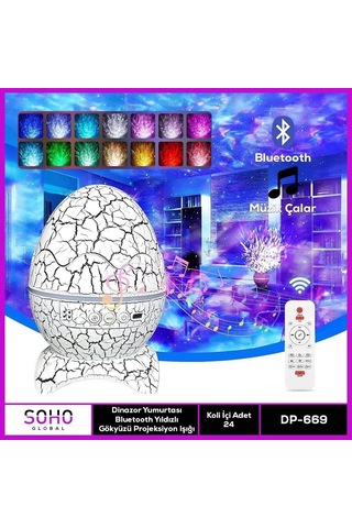 Çatlak Dinazor Yumurtası Çok Renkli