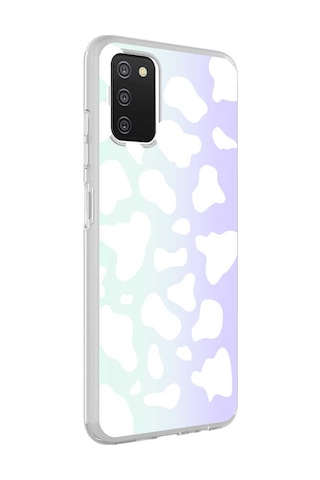 Zore Galaxy Uyumlu A03s Kılıf M-blue Desenli Kapak - Moon No4 Moon No4