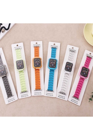 Apple Uyumlu Watch 40 MM Krd-33 Kordon-Sarı
