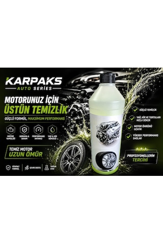 Karpaks Motor Temizleyici 1 Lt Yağ Ve Kir Sökücü Profesyonel Motor Bakım Ürünü