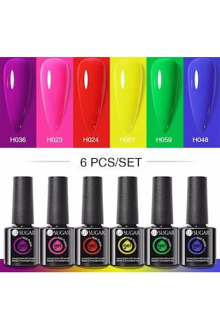 UR SUGAR 6LI KALICI OJE SETİ 002