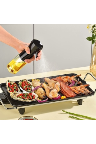 Seçkin Trend Çok Amaçlı Cam Şişe Püskürtmeli Dağıtıcı Yağdanlık Limonluk Sirke Sosluk Spreyi Çok Renkli