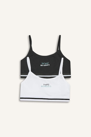 DeFacto Baskılı 2'li First Bra E8141A825SPWT34