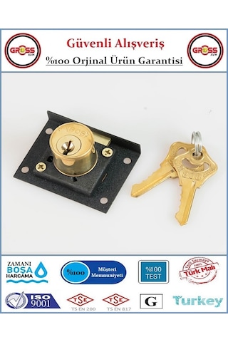 Drawer Lock Çekmece Kilidi 303 - Siyah