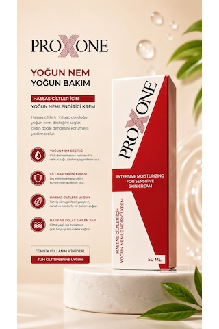 Proxone Hassas Ciltler İçin Yoğun Nemlendirici 50 Ml