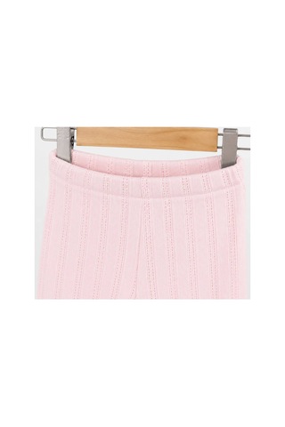 H&c Coolboy H&c %100 Pamuk Ajurlu Bebek Tek Alt Pantolon 0-36 Ay Yumuşak Dokulu Esnek Bel Pembe