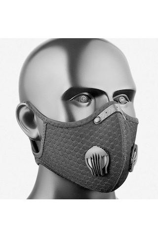 Trendooze Aktif Karbon Filtre Bisiklet Maskesi Pm2.5, Hava Kirliliğine Karşı