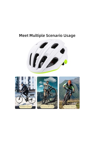 Yetişkin Ayarlanabilir Bisiklet Kaskı Rüzgar Geçirmez Dağ Bisikleti Kaskı Nefes Alabilir Bisiklet Kaskı Siyah