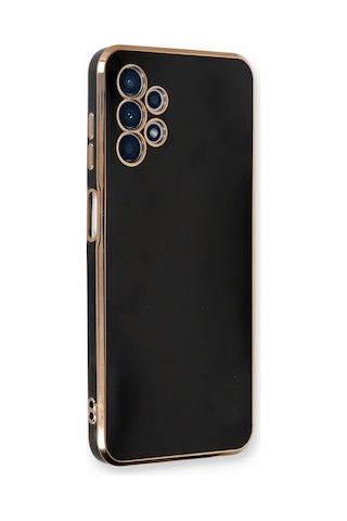 Newface Samsung Galaxy Uyumlu A13 4g Kılıf Volet Silikon Semeglbl - 24 - Siyah Sıyah